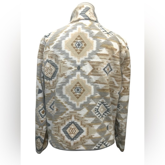 Stylish Geometric Teddy Jacket Size -L - Picture 4 of 5